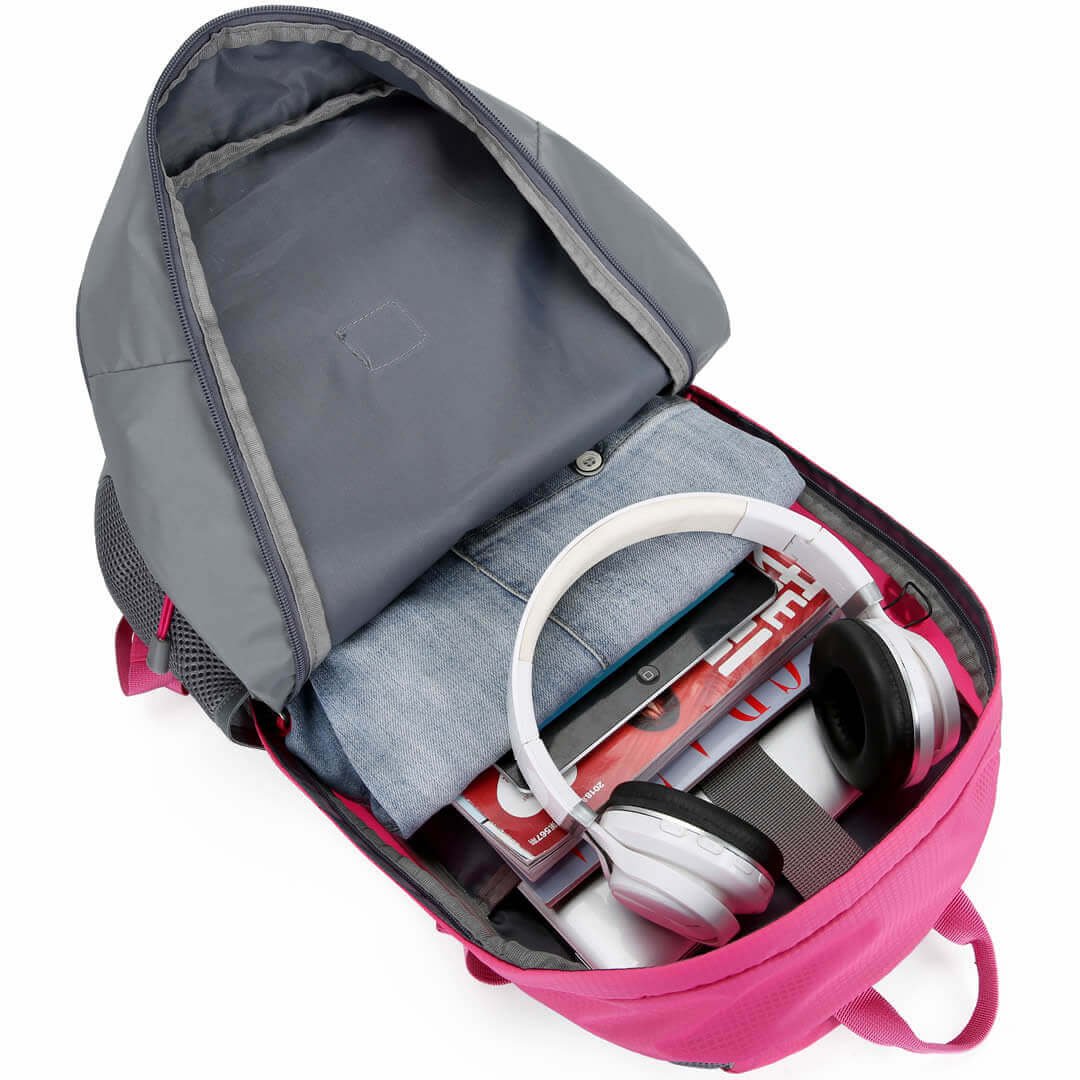 High Visibility Pink Reflective Commuter Bike Backpack Riderbag Reflektor35